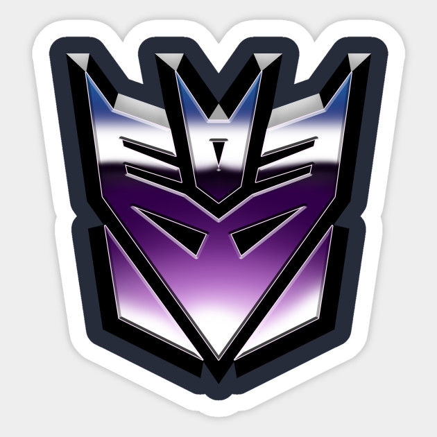Decepticon Transformers Sticker TeePublic